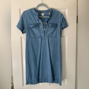 Jcrew size 2 Chambray shirt dress
